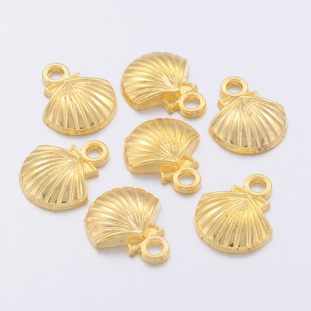 Golden Sea Shell Charm