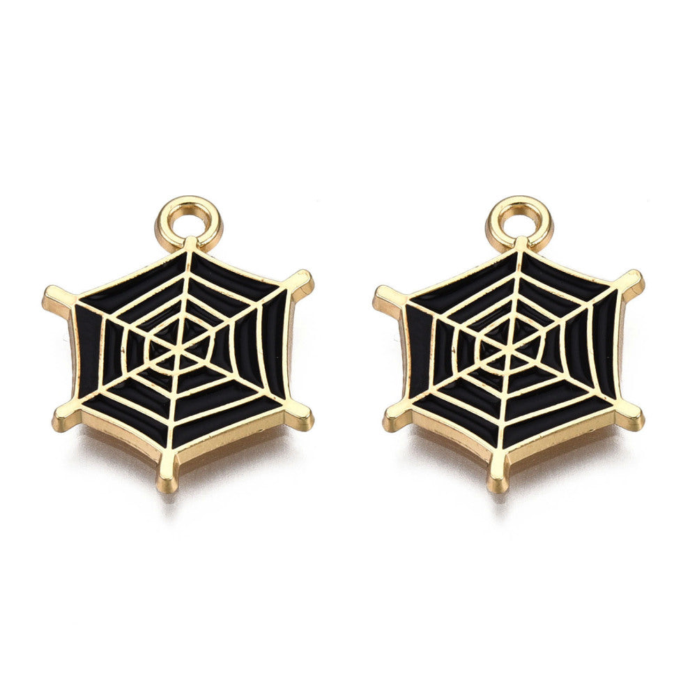 Spider Web Charm - Halloween