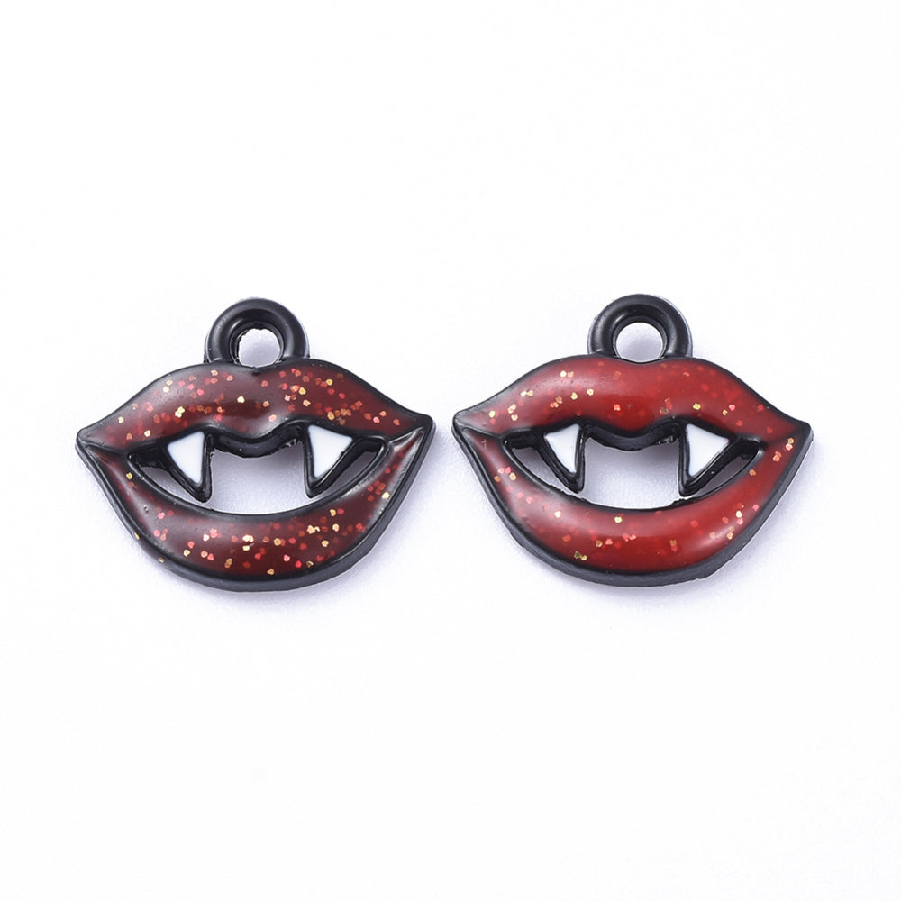 Vampire Fangs Charm - Halloween