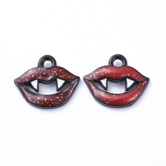 Vampire Fangs Charm - Halloween