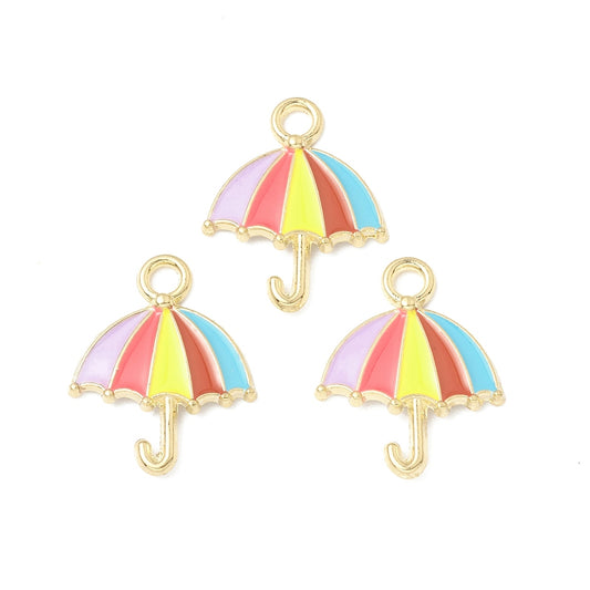 Colorful Umbrella Charm