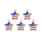 Flag Star Charm