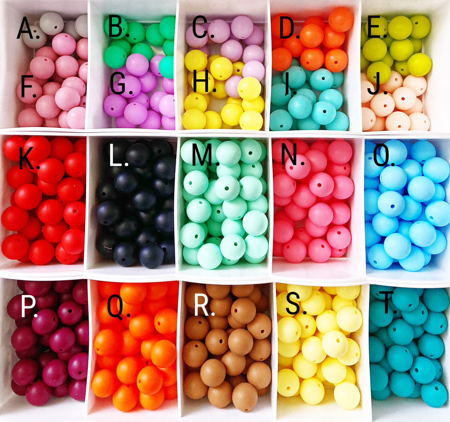 Silicone Round Beads