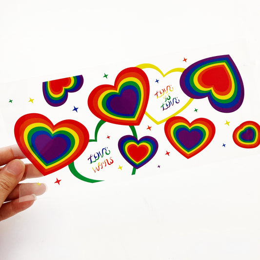 Rainbow Hearts