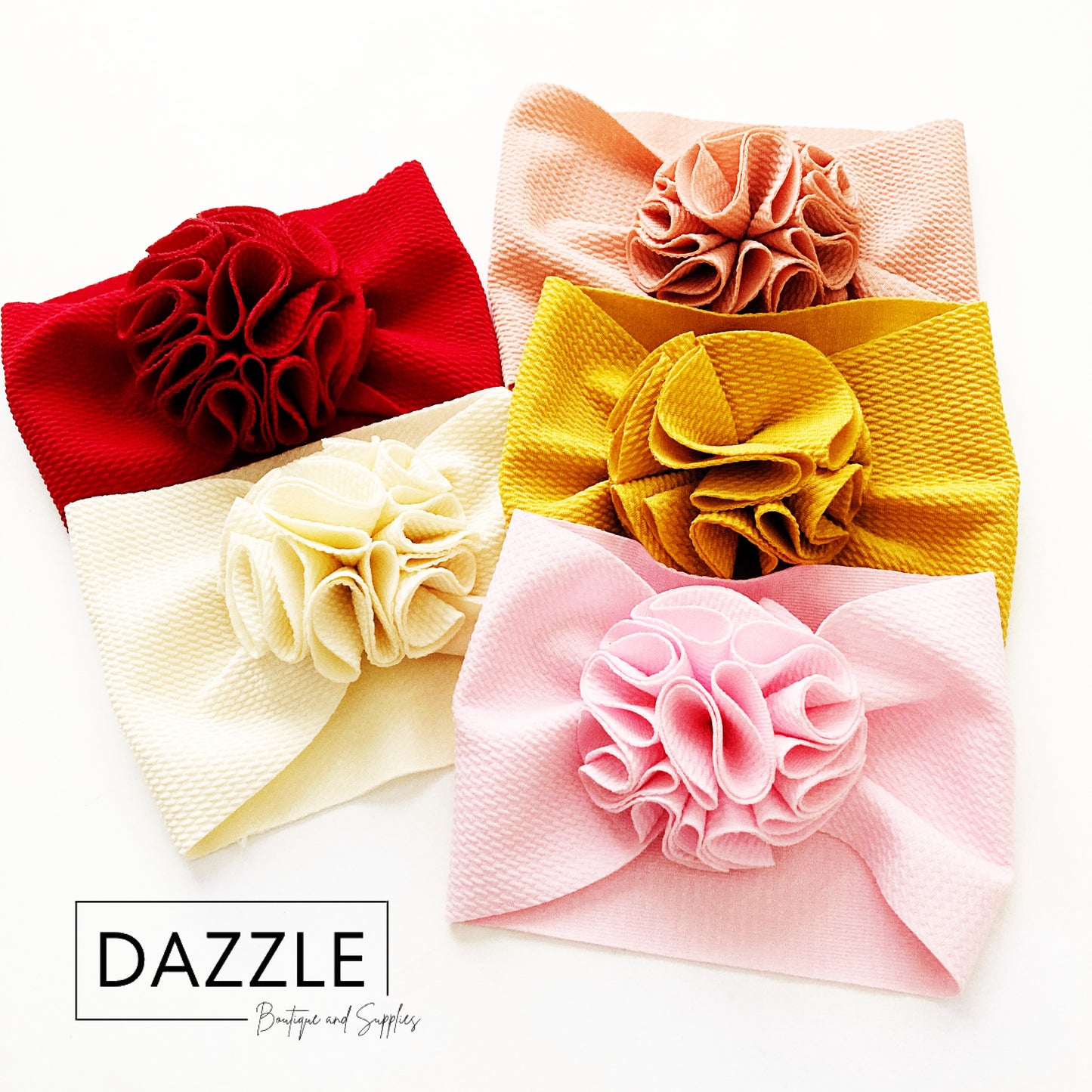 Ruffle Flower Headband