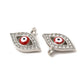 Rhinestone Evil Eye Charm - Mixed Colors