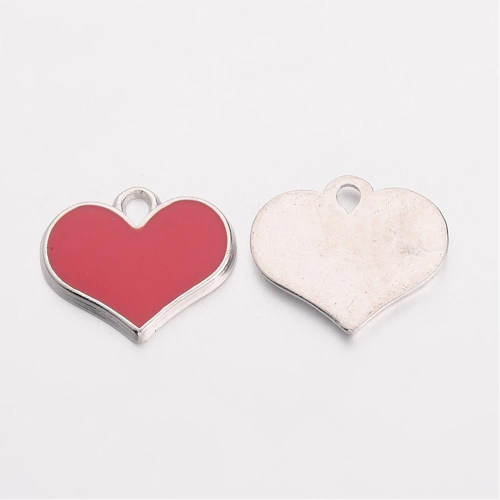 Red Heart Valentine's Charm