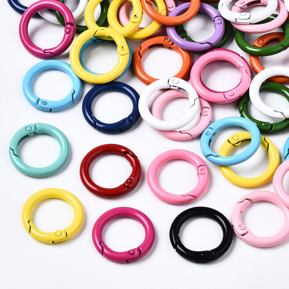 Colorful Circle Keychain Clasp