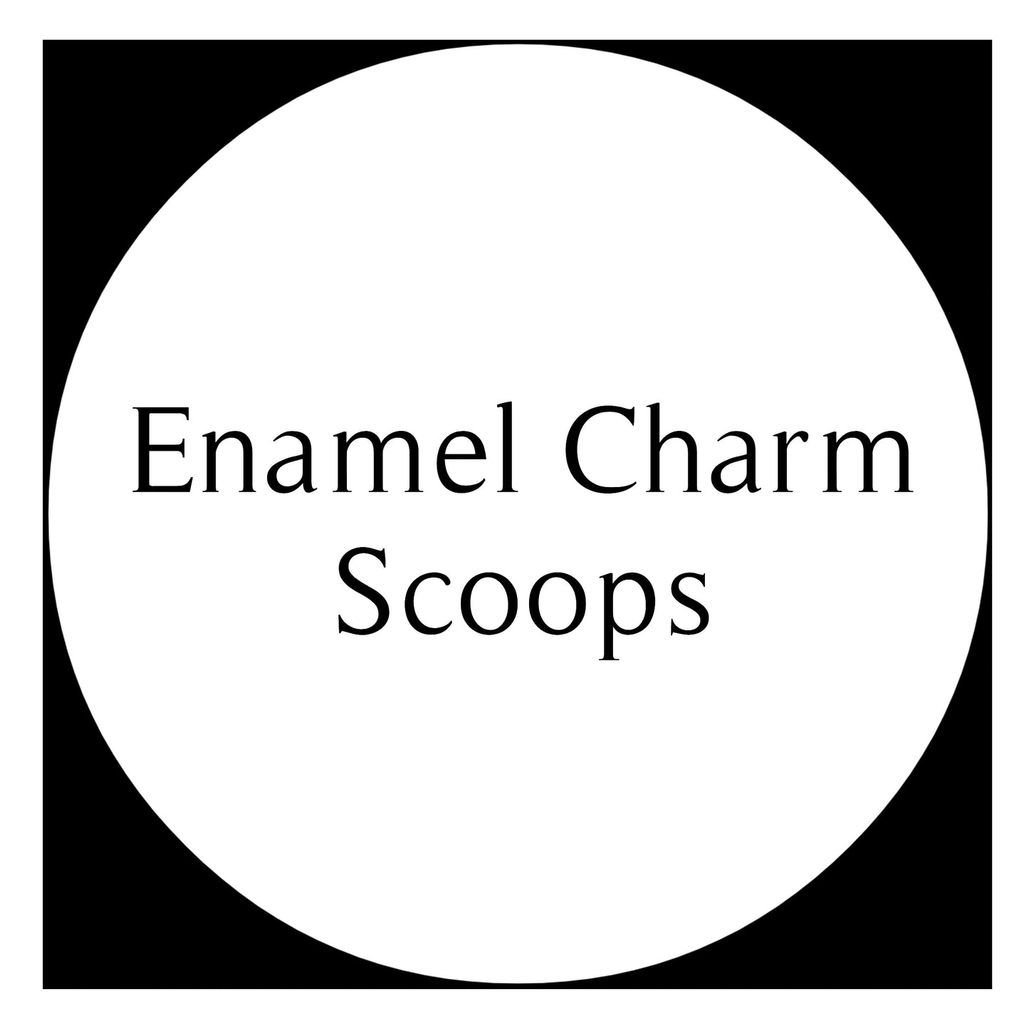 Enamel Charm Scoops