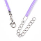 Wax Cord Necklace - Lavender