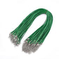 Wax Cord Necklace - Green