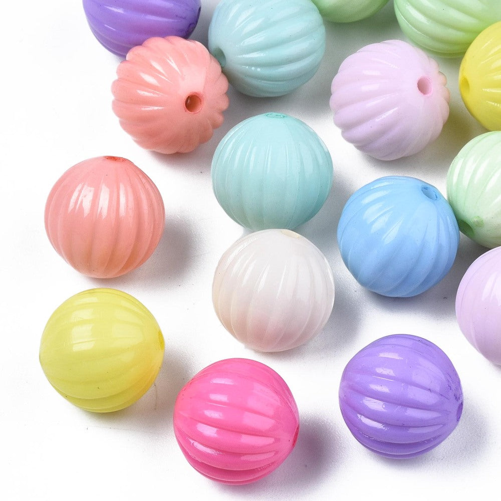 Opaque Pastel Acrylic Beads