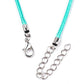 Wax Cord Necklace - Teal